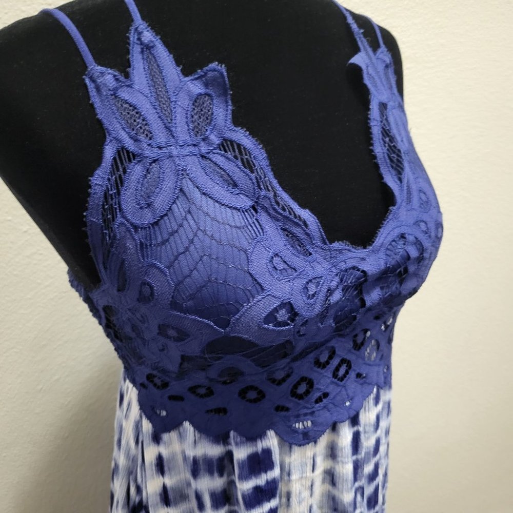 Rue21 Juniors Strappy Sleeveless Dress, Blue, Medium - Picture 4 of 11